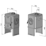 Litinová kamna MORSO 1442