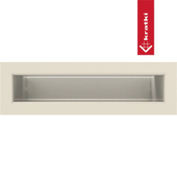 Krbová mřížka Kratki LUFT 77,5 x 9, krémová - výprodej