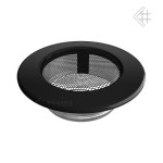 MŘÍŽKA KULATÁ Kratki 100 mm černá