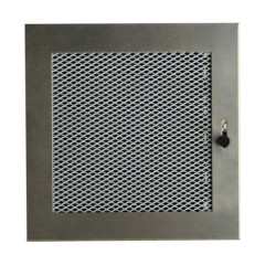 Krbová mřížka 190 x 350 nerez s žaluzií PROBEX