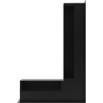 Rohová krbová mřížka Kratki LUFT NP SF 40/60 x 9 cm - černá