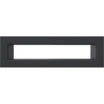 Krbová mřížka LUFT 6 x 20 černá rovná KRATKI