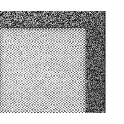 Krbová mřížka 110 X 320 černo stříbrná