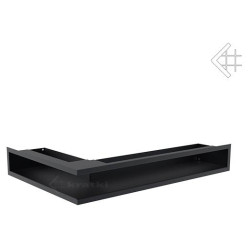 Rohová krbová mřížka LUFT černá LUFT/NP/9/40/C