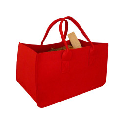 Filcová taška na dřevo Lienbacher červená