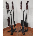 Krbové nářadí ručně kované s dřevěnou rukojetí | Ořech