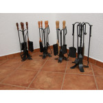 Krbové nářadí ručně kované s dřevěnou rukojetí | Ořech