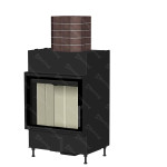 Krbová vložka Romotop HEAT 4G 70.50.04 šedý igniton