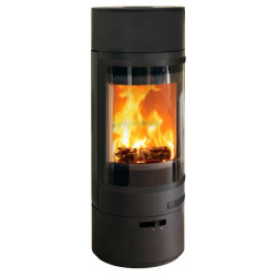 Krbová kamna SCAN 85-1 černý lak, černé lišty