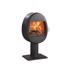 Krbová kamna SCAN 66-2 BP s nohou, černý lak