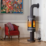 Krbová kamna SCAN 68-10 BP s nohou, hliníkové lišty