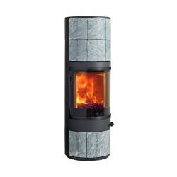 Krbová kamna SCAN 83-7 Maxi BP černý lak, černé lišty