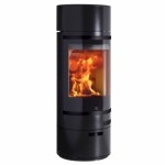 Krbová kamna SCAN 85-1 černý lak, černé lišty