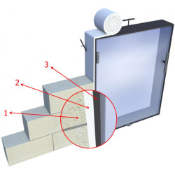 Samolepící izolační papír 30x4mm do 1250°C