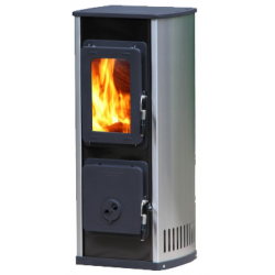 Krbová kamna Thorma MILANO II černý/nerez