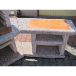 Zahradní krb Norman ATLANTIK rohová varianta