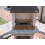 Zahradní krb Norman ATLANTIK rohová varianta