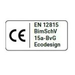 Alfa plam INOX 75, P černý