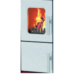 Alfa plam INOX 75, P černý