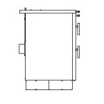Alfa plam INOX 75, P černý