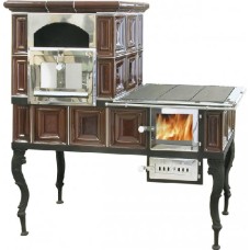 KACHLOVÝ SPORÁK ABX  velký levý hnědý