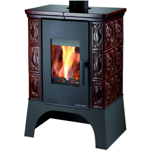 Haas Sohn Empoli AL II s výměníkem černá, hnědá kachle