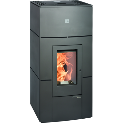 Peletová kamna Haas Sohn HSP 6 RUEDA RLU černé lišty