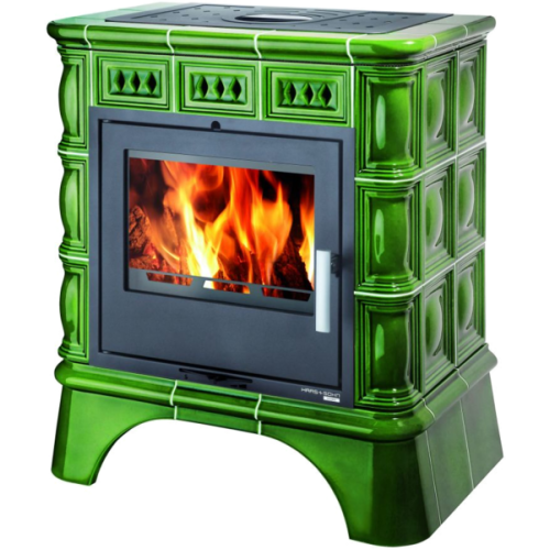 Kachlová kamna Haas Sohn MATERA zelená