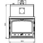 Krbová vložka Prity AC W20 s výměníkem