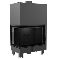 Teplovodní vložka Kratki MBA 17kW levá, dvojté prosklení, černé obložení Termotec