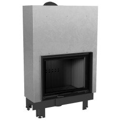 Krbová vložka Kratki MBA 17kW s výsuvem, černé obložení Termotec