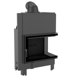 Krbová vložka Kratki MBA 17kW pravé BS prosklení, černé obložení Termotec