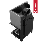 Krbová vložka Kratki MBA 17kW pravé BS prosklení výsuvná dvířka, černé obložení Termotec