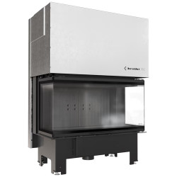 Krbová vložka KRATKI NBC 1000/400 15 kW s výsuvem, černé obložení Termotec