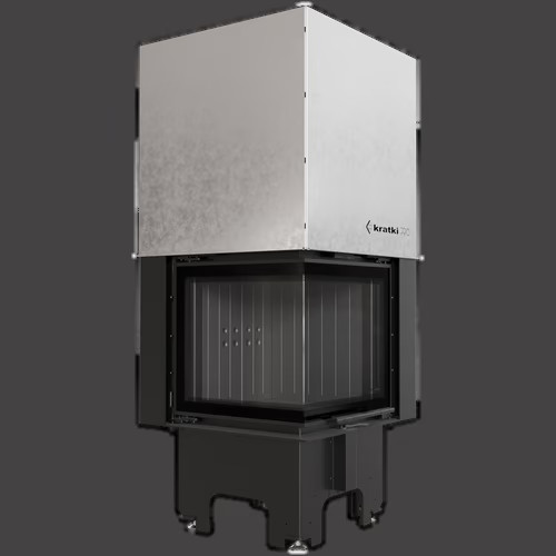 Krbová vložka Kratki VNL 480/480 s výsuvem, černé obložení Termotec