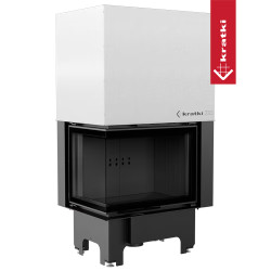 Krbová vložka Kratki VNL 700/480 s výsuvem, černé obložení Termotec