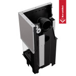Krbová vložka Kratki VNP 610/430 s výsuvem, černé obložení Termotec
