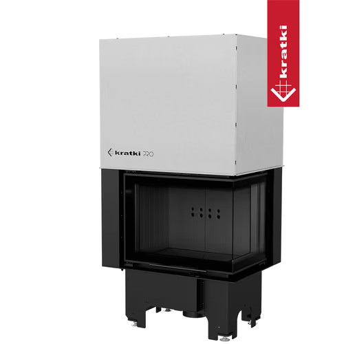 Krbová vložka Kratki VNP 610/430 s výsuvem, černé obložení Termotec