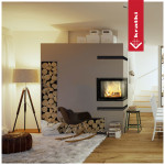 Krbová vložka Kratki VNP 610/430 s výsuvem, černé obložení Termotec