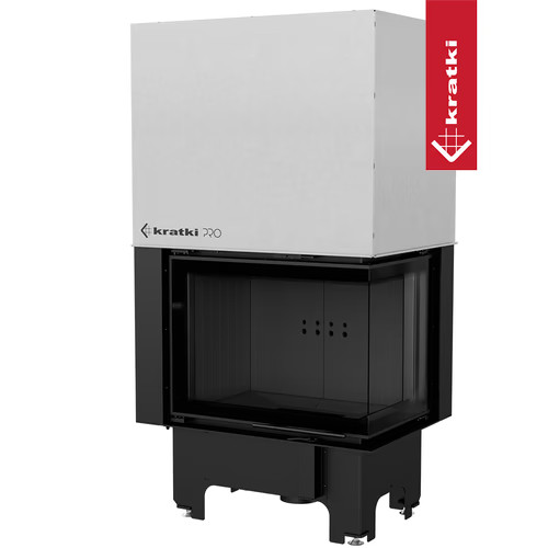 Krbová vložka Kratki VNP 700/480 s výsuvem, černé obložení Termotec