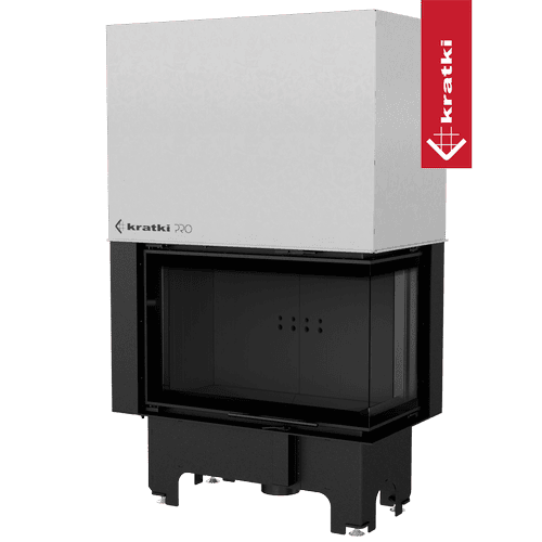 Krbová vložka Kratki VNP 810/410 s výsuvem, černé obložení Termotec