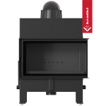 Krbová vložka Kratki FLOKI M Pravá 10kW černé obložení Termotec, samozavírací dvířka
