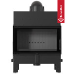 Krbová vložka Kratki FLOKI M 10kW rovná černé obložení Termotec, samozavírací dvířka