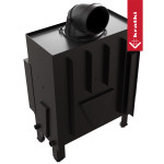 Krbová vložka Kratki FLOKI M Levá 10kW černé obložení Termotec, samozavírací dvířka