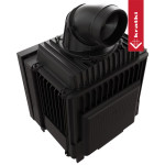 Litinová krbová vložka Kratki FRANEK DECO 10kW 180