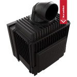Litinová krbová vložka Kratki FRANEK DECO 14kW 200