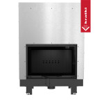 Teplovodní vložka Kratki MBO 15kW rovná s výsuvem, černé obložení Termotec