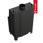 Teplovodní vložka Kratki MBO 15kW rovná, černé obložení Termotec