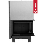 Krbová vložka Kratki MBZ 13kW pravé BS prosklení s výsuvem, černé obložení Termotec