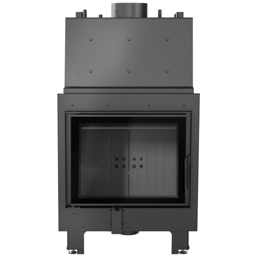 Teplovodní vložka Kratki MBZ 13kW rovná, černé obložení Termotec